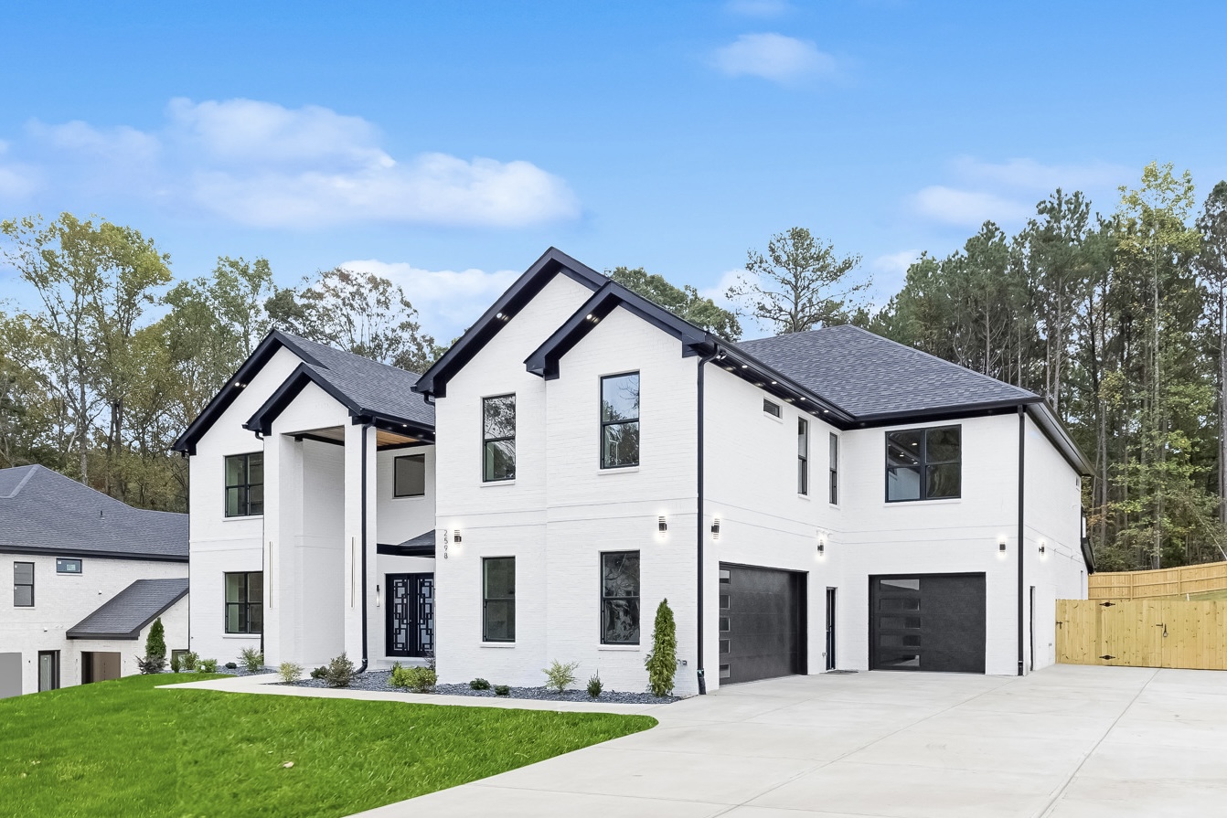Side elevation of the home